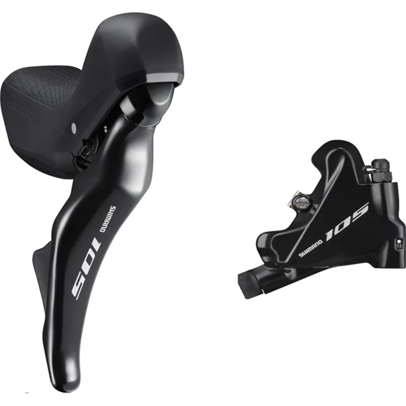 Shimano ST-R7025 105 Hydro Disc STI Set FM Calliper - Left Rear Black - Image 2