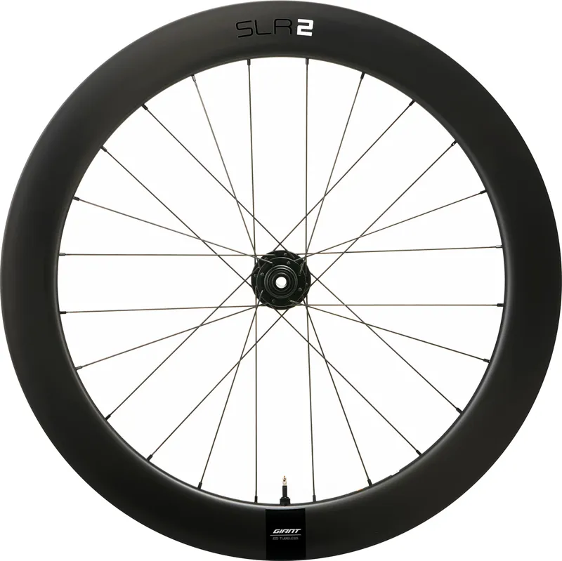Giant SLR 2 65 Disc Brake Hookless Aero Carbon Front Road Wheel