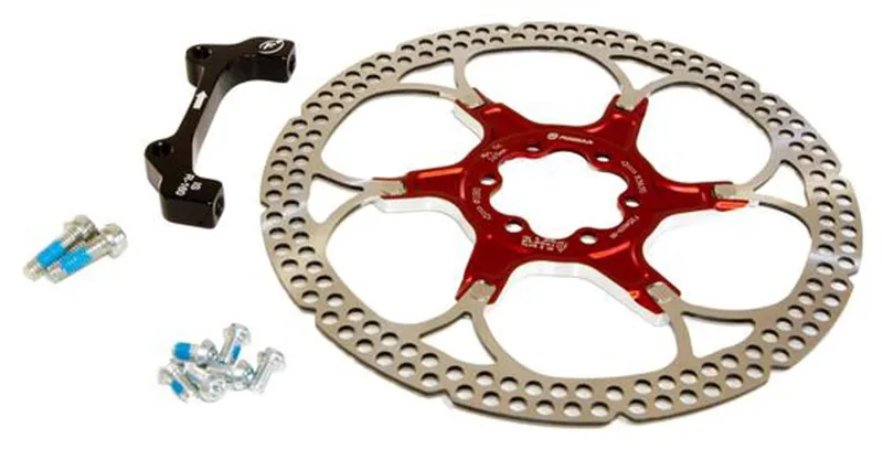 Formula Hardware Kit 2 Piece Rotor I.S. - Red - Rear 203mm