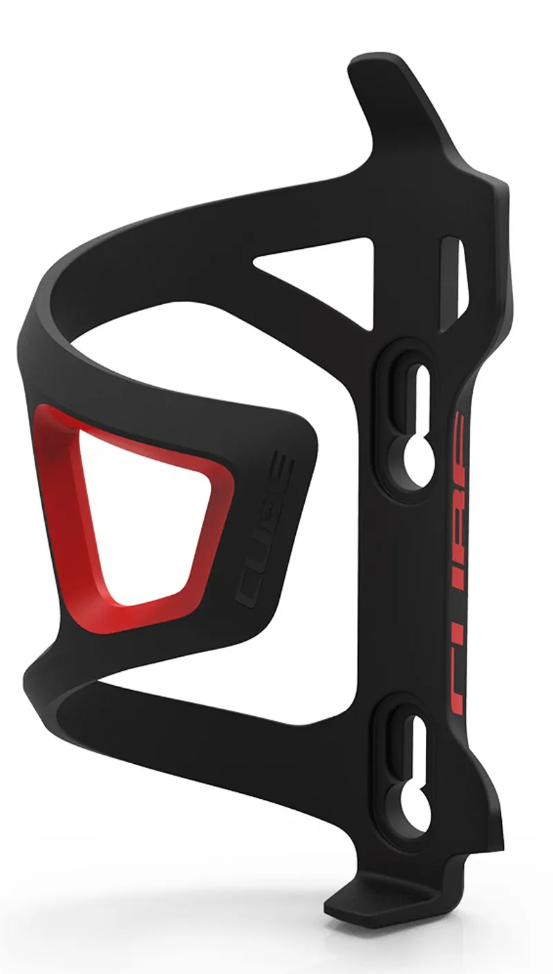 Cube HPP-Sidecage Bottle Cage - Black/Red - Image 3