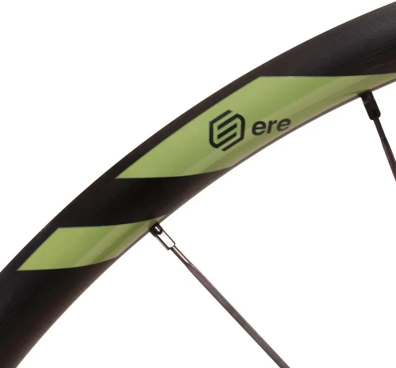 ERE Tenaci GX23 Road Wheelset - Shimano - Black/Moss Green - Image 6