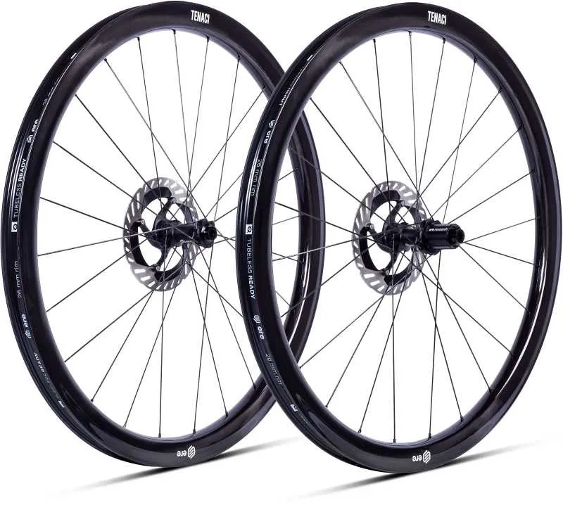 ERE Tenaci GA40 Carbon Road Wheelset - Shimano - Gloss Black - Image 4