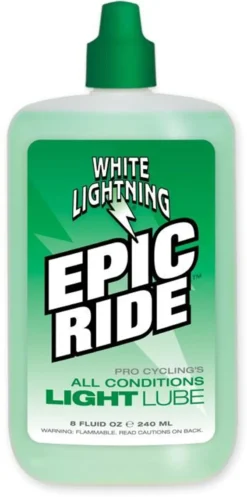 White Lightning Epic Ride Squeeze Bottle - 8oz/240ml