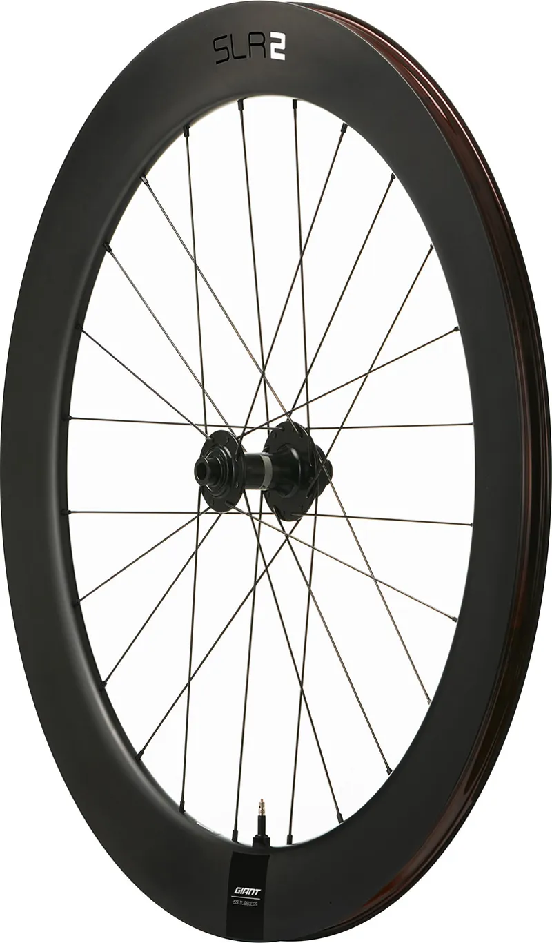 Giant SLR 2 65 Disc Brake Hookless Aero Carbon Front Road Wheel - Image 2
