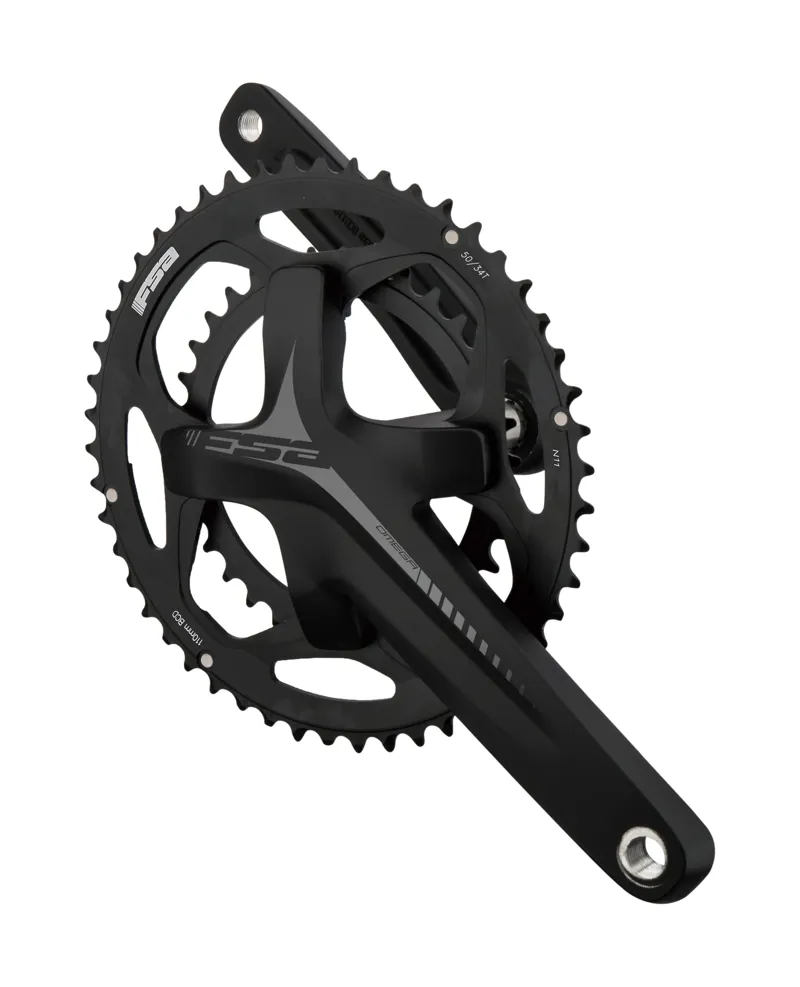 FSA Omega Compact MegaExo NBD Road Chainset 2x11spd V17 - Black