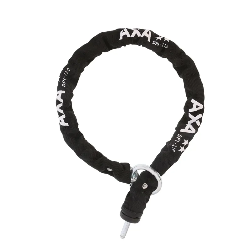 AXA DPI 110cm/9mm Plug-In Chain Lock - Black