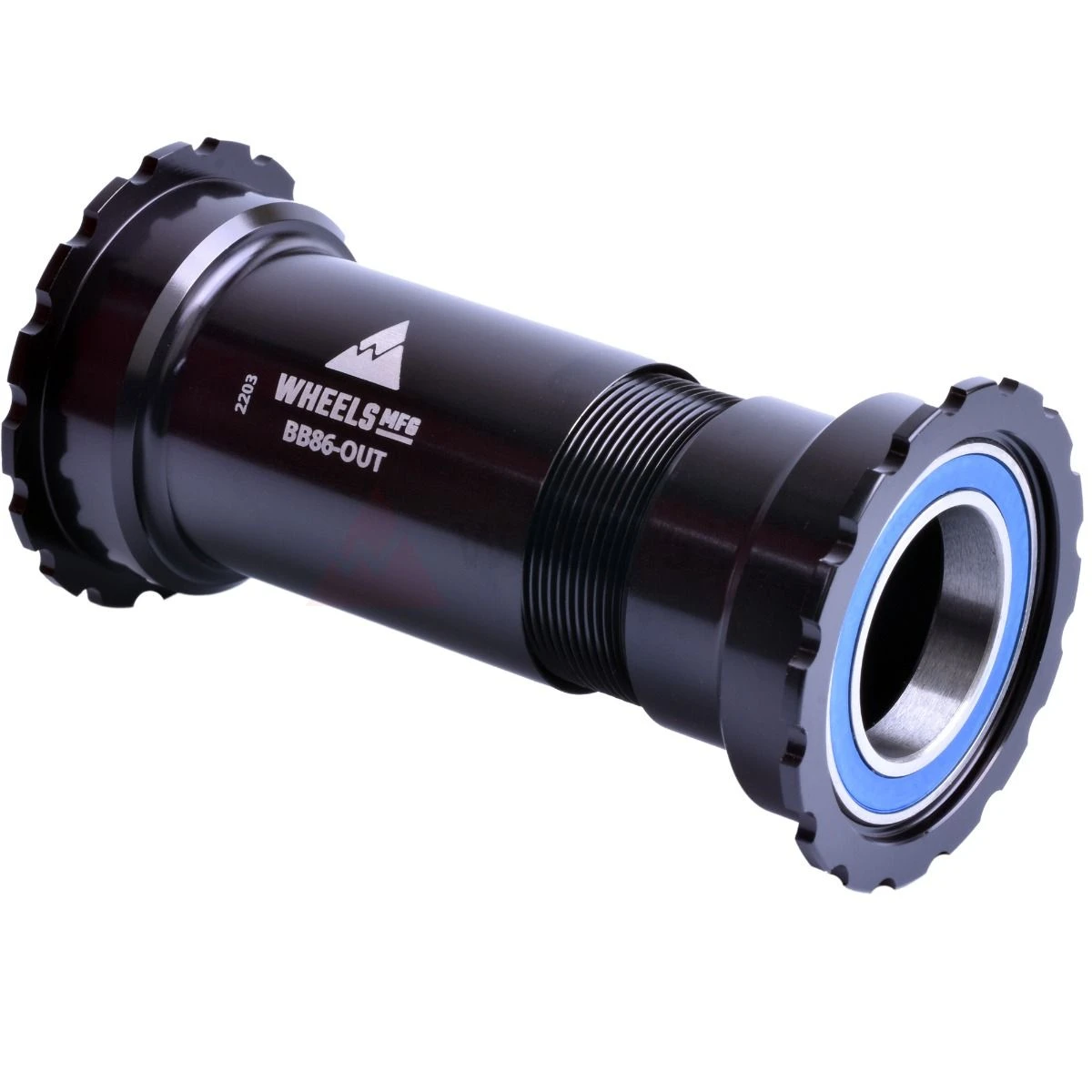 Wheels Manufacturing BB86/92 Threaded ABEC-3 Bearings 24mm - Blue - Image 4