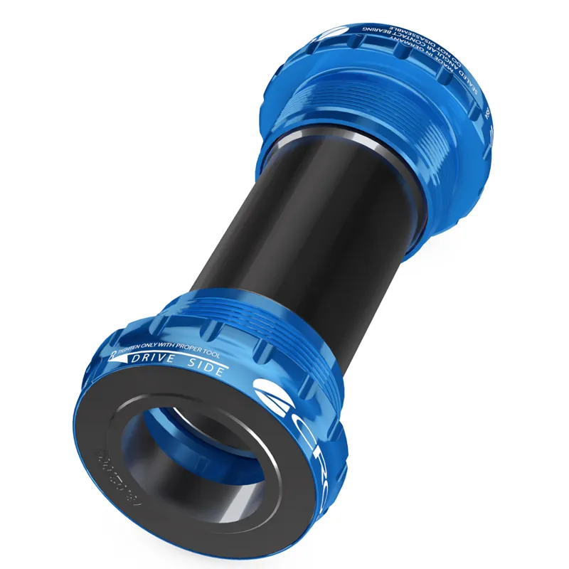 Acros Threaded Stainless BB Hollowtech II - Blue