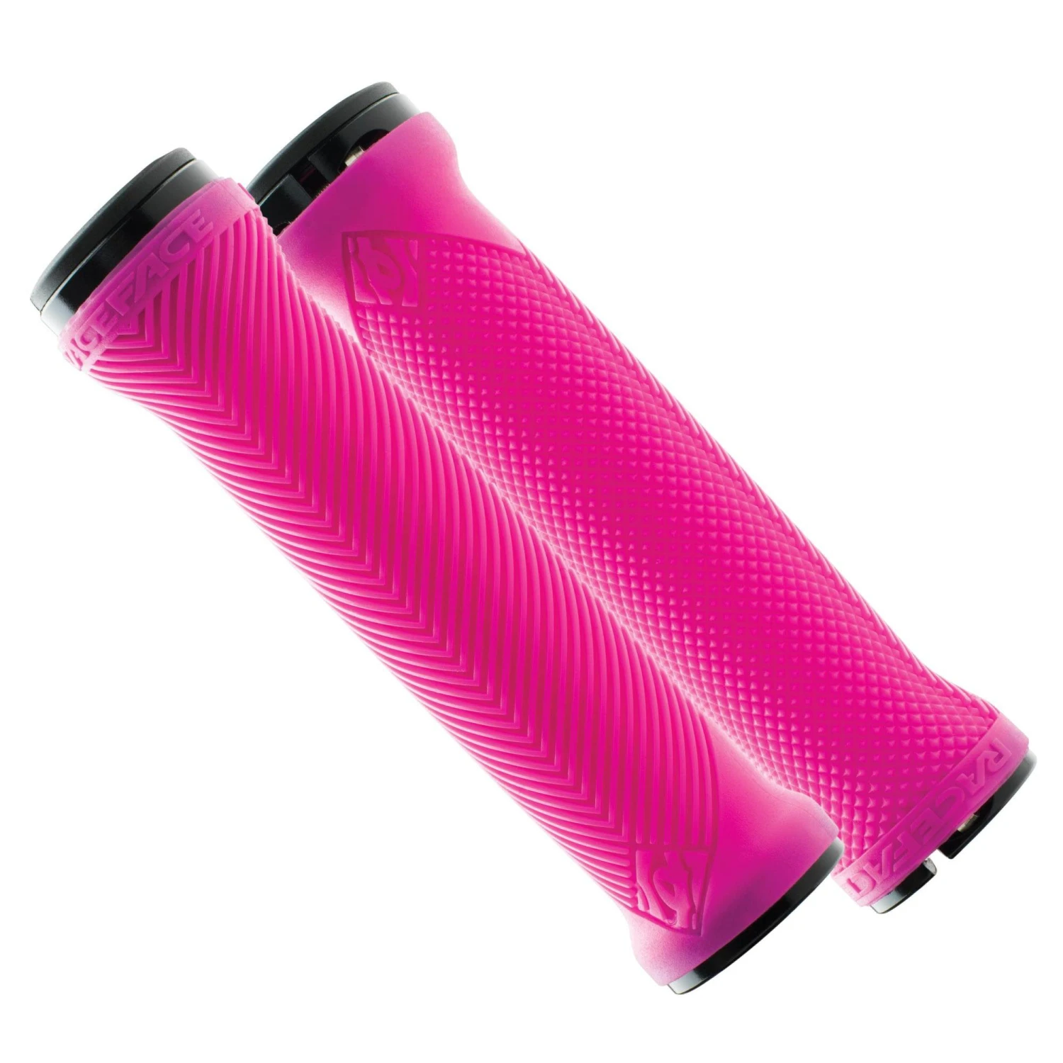 Race Face Love Handle Lock-On MTB Grips - Neon Yellow - Image 5