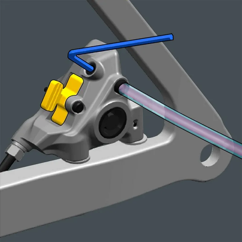 Shimano BR-R9270 Dura Ace Flat Mount Front Disc Brake Calliper - Black - Image 5