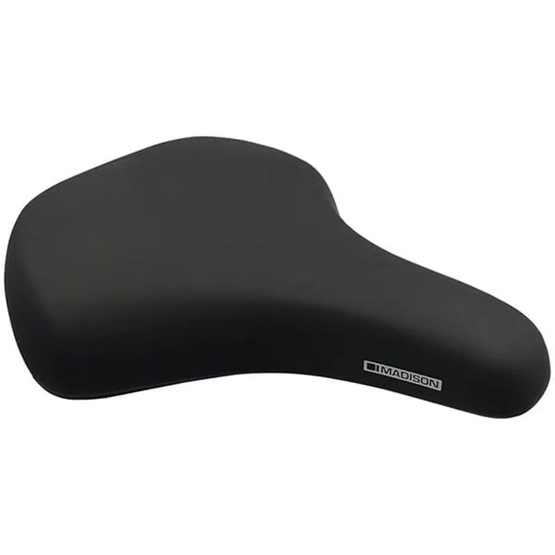 Madison Freewheel U400 Gelcel Comfort Saddle - 224mm X 259mm - Black - Image 2