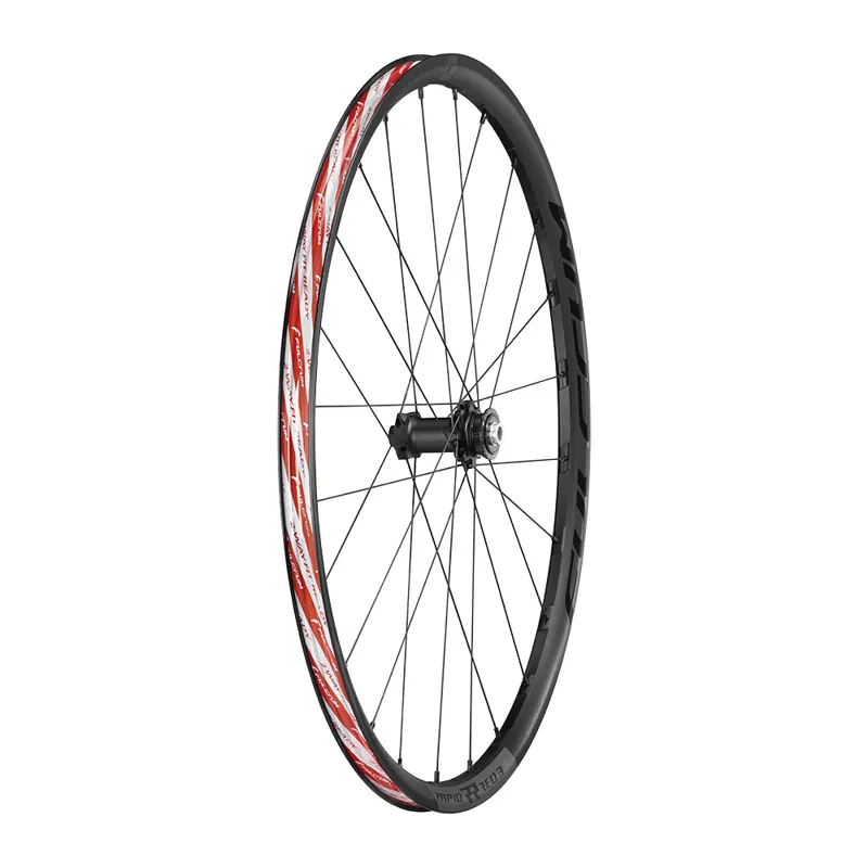 Fulcrum Rapid Red 3 650B Disc Brake Gravel Bike Wheelset - Black - Image 9