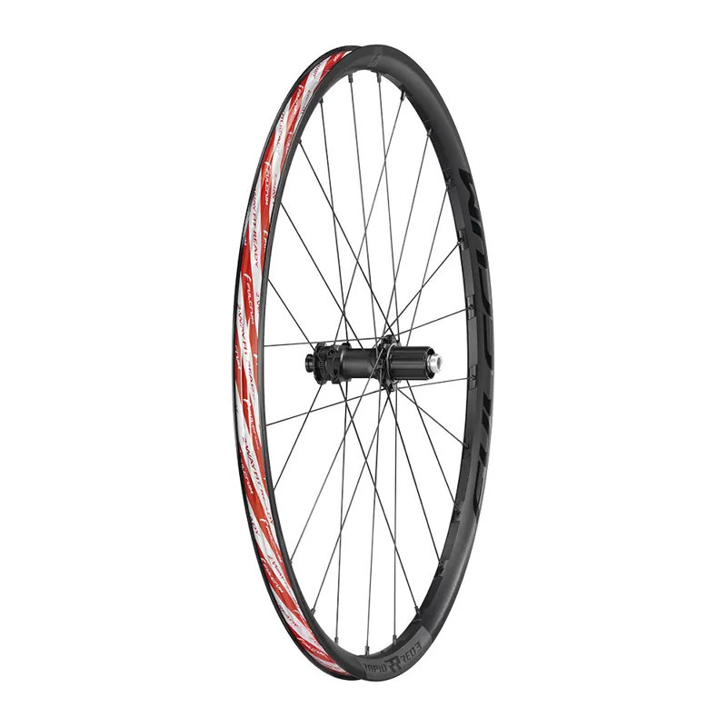 Fulcrum Rapid Red 3 700C Disc Brake Gravel Bike Wheelset - Black - Image 7