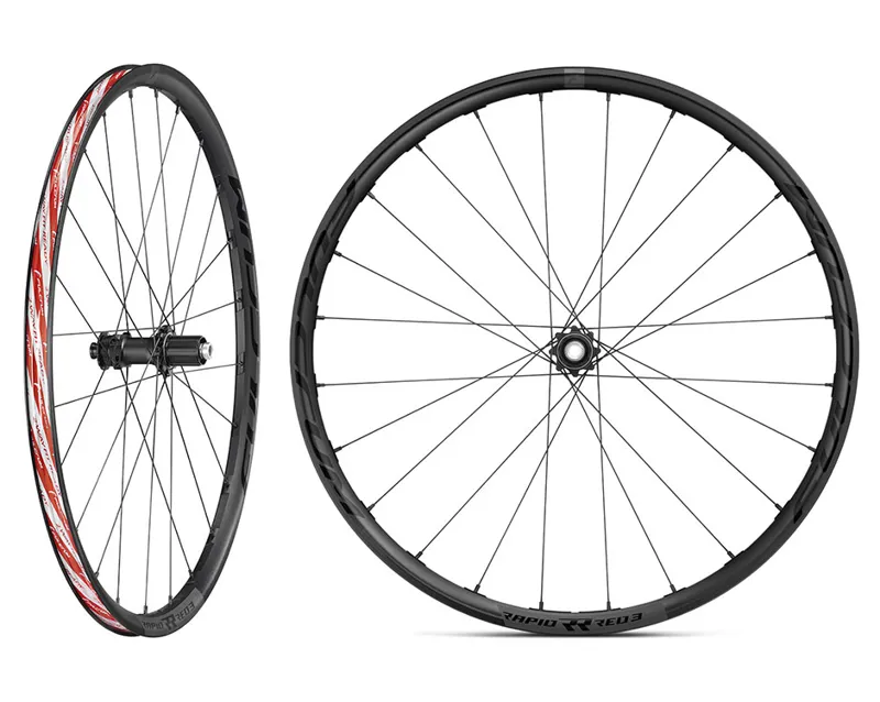 Fulcrum Rapid Red 3 650B Disc Brake Gravel Bike Wheelset - Black - Image 6