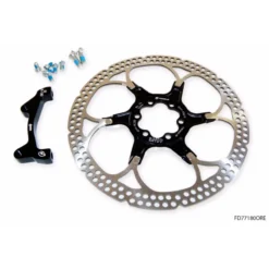 Formula Hardware Kit 2 Piece Rotor I.S. - Black - Rear 180mm