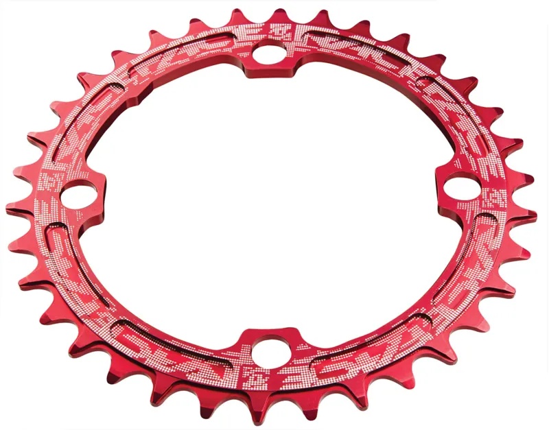 Race Face Narrow/Wide Single Chainring - Red - 104 X 34.