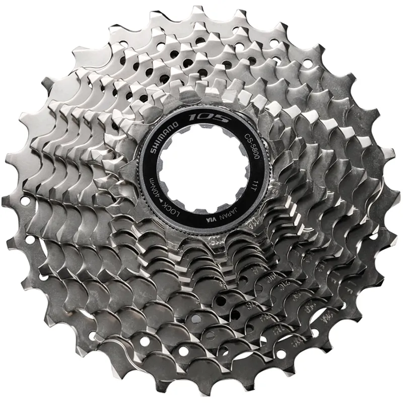 Shimano CS-5800 105 11 Speed Cassette - Silver - 12-25.