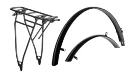 Cube Trekking HPA Mudguard And Rear Rack Set - Black - 28-29 Inch