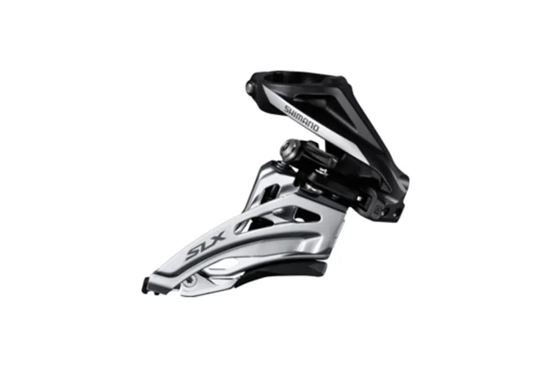 Shimano SLX M677 Double Front Derailleur - High Clamp/Side Swing/Front