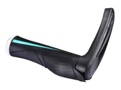 Liv Womens Allay Plus Lock-On Comfort Grips - Black/Aqua - 135mm