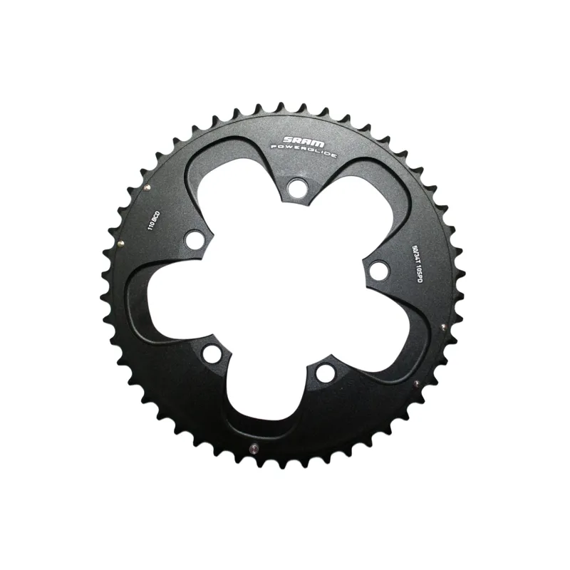 Sram Chainring Road Red 50T S1 110 Alum 4mm 50-34 - Black - 50-34.
