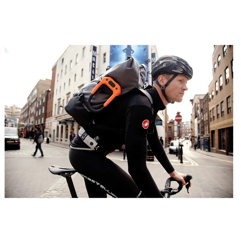 HipLok DX D Lock Hardened Diamond Sold Secure - Orange- 14mmx15x8.5cm - Image 2