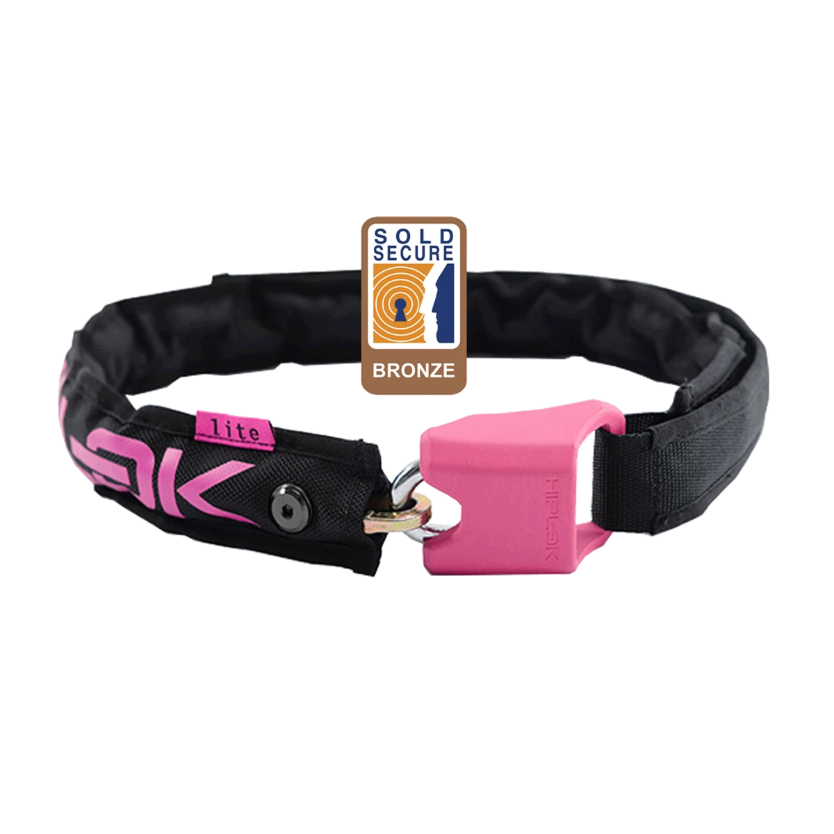 HipLok LITE Wearable Chain Lock -Black- 6mm X 75cm- Waist 24-44 Inches - Image 2