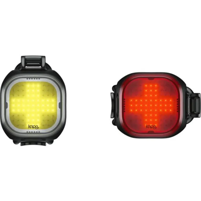 Knog Blinder Mini Cross USB Light Twinpack - Black - Image 2
