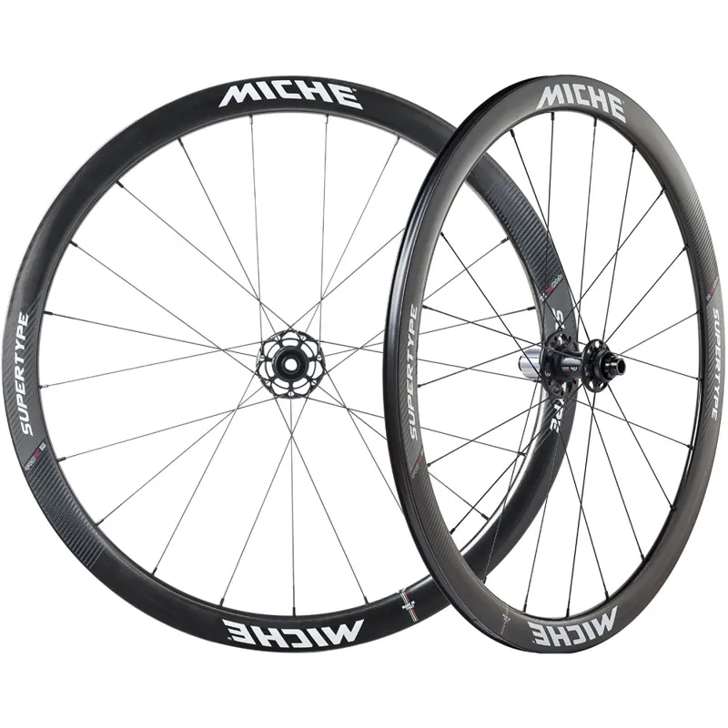 Miche Supertype 440 RC Disc White Label Road Wheelset - White