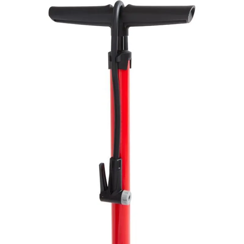 M Part Essential Floor / Track Pump - 180psi - Red - Image 3