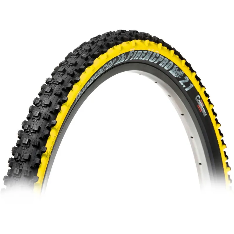 Panaracer Fire XC Pro TLC Folding 26 X 2.10 MTB Tyre - Black/Yellow