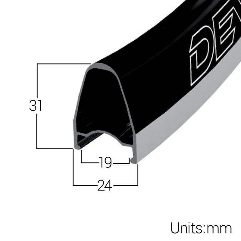 Halo Devaura Disc 700c Aero Road Rim - Stealth Black - 32H - Image 2