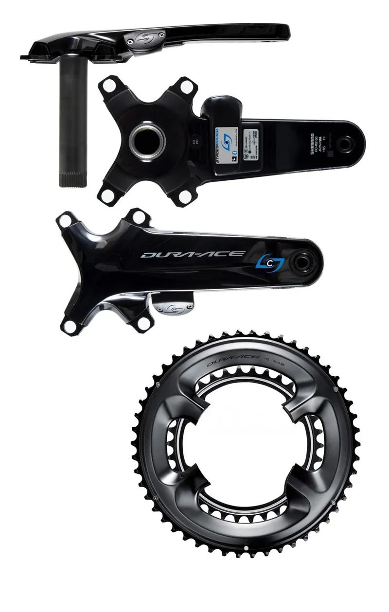 Stages Cycling Power Meter Dura-Ace R9100 G3 R With Chainrings