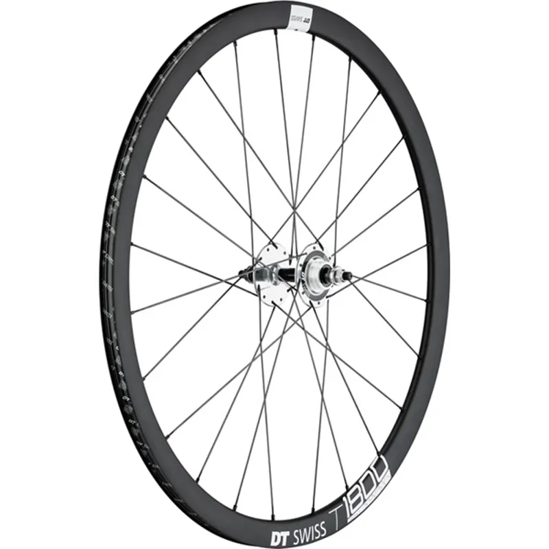 Dt-swiss DT T1800 Track Rear Wheel - Clincher - 32mm Bolt On